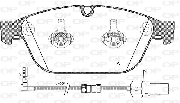 OPEN PARTS Jarrupala, levyjarru BPA1443.02